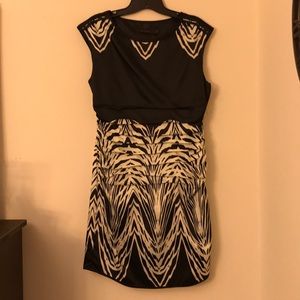 The Limited Black and White Dress